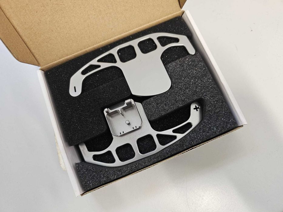 Racingline DSG paddle shifters em titanium silver