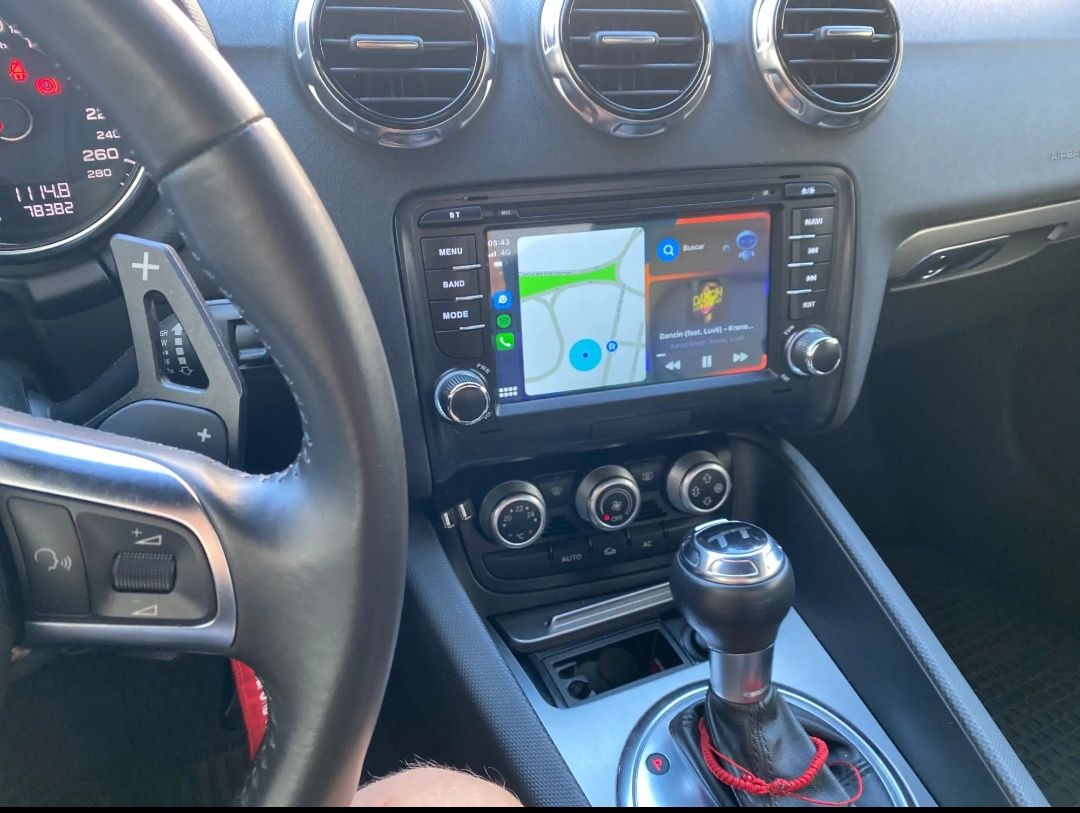 Rádio Audi TT Android 13 com GPS (Novo)
