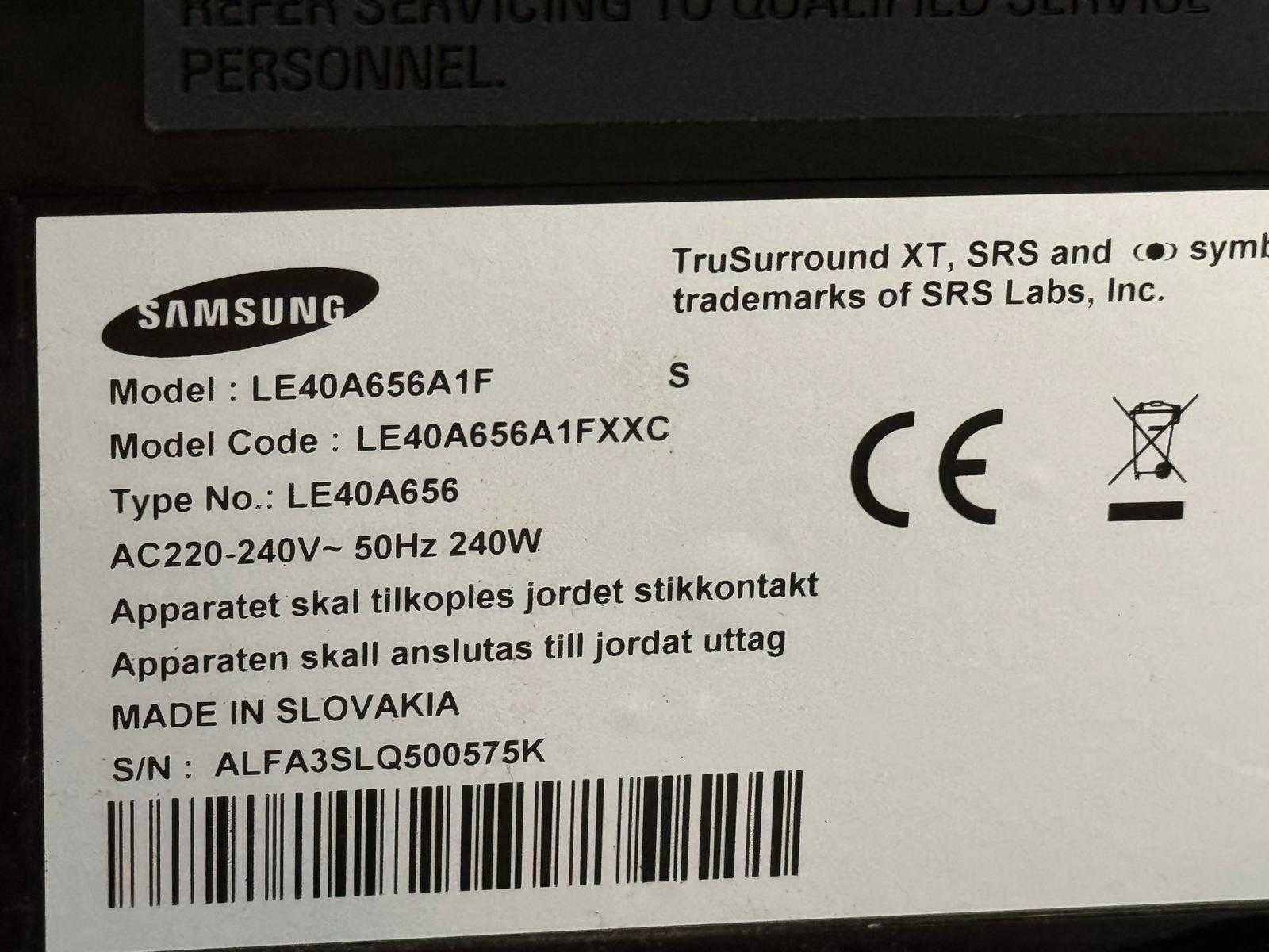 TV Samsung LE40A656A1F