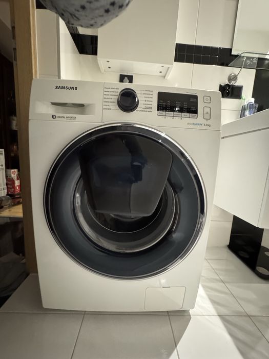 Samsung Ecobubbe 6 kg model WW60K52109W/EO