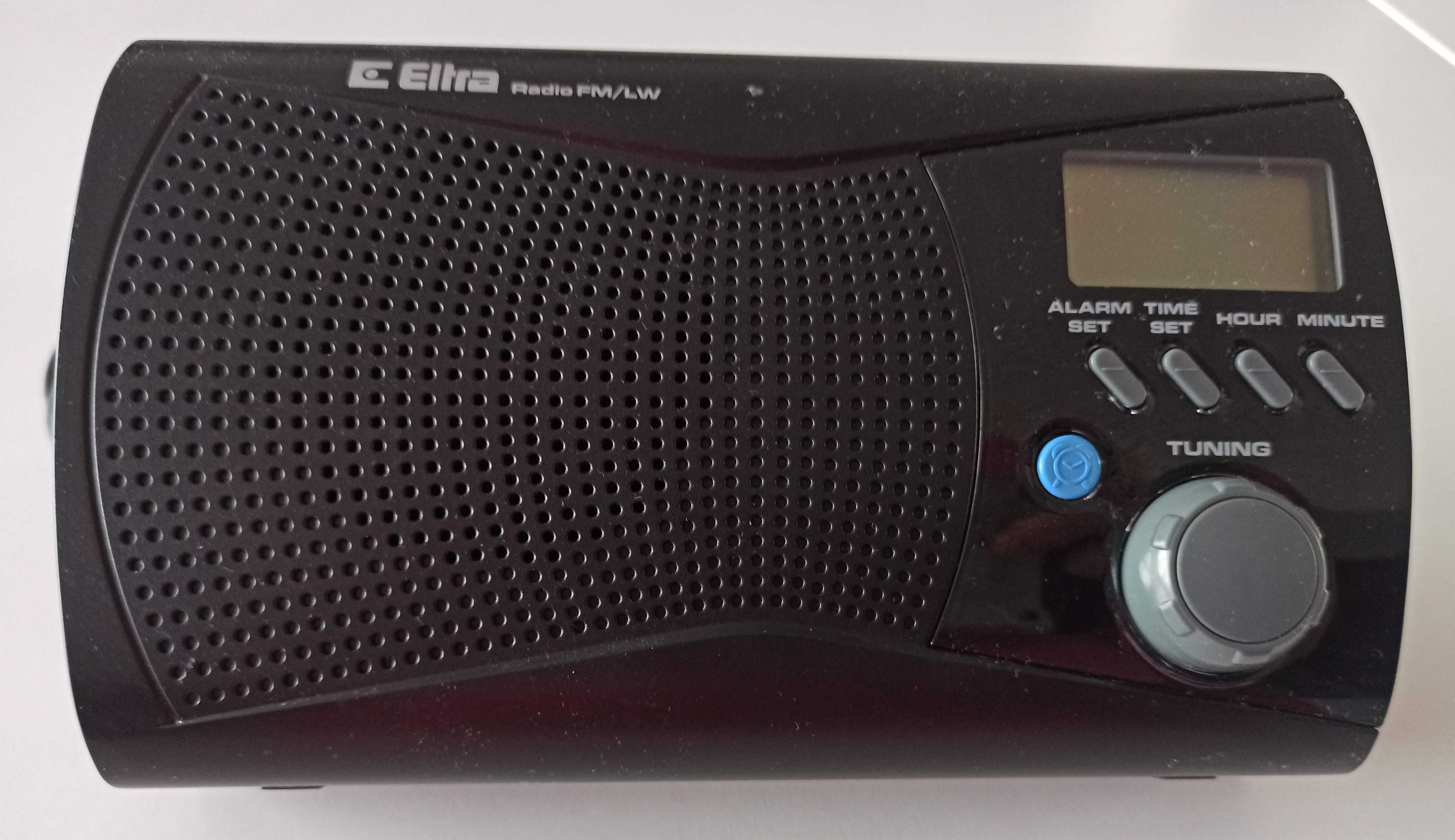radio ELTRA Kinga 2 sieciowo-bateryjne AM FM zegar budzik