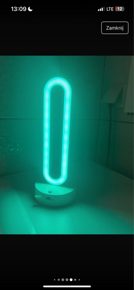 Lampka LED wielokolorowa USB różne funkcje świecenia mrugania nowa