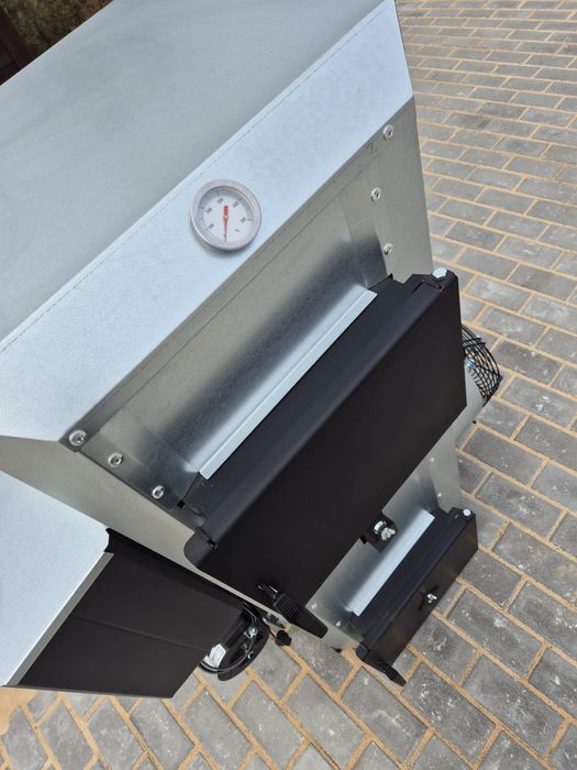 Nagrzewnica warsztatowa piec z nadmuchem koza do warsztatu olej+drewno