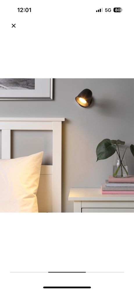 Kinkiet Ikea 2 szt z żarówkami