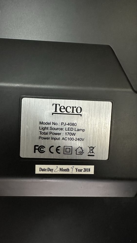 Проектор tecro pj4080 с экраном