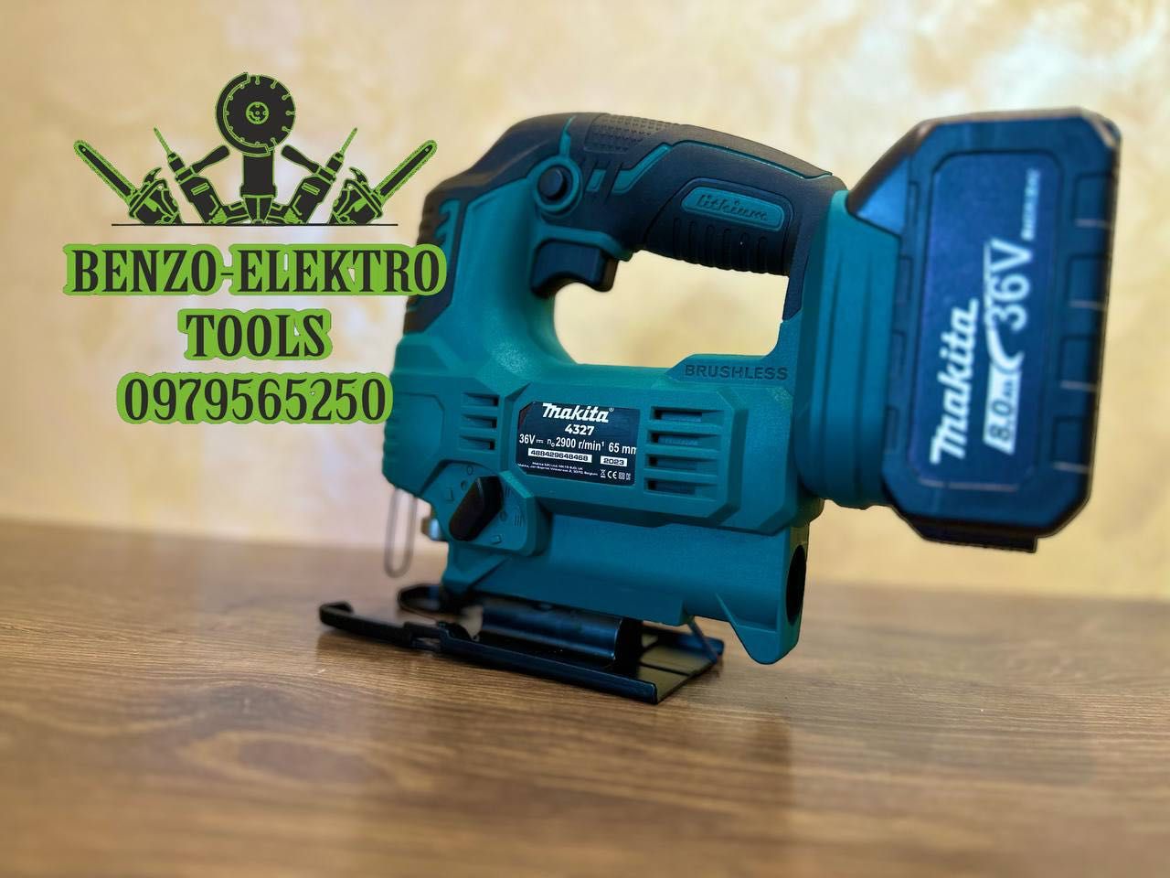 Акумуляторний лобзик Makita 4327BL Лобзік Aккумуляторный 0-2900 об/хв