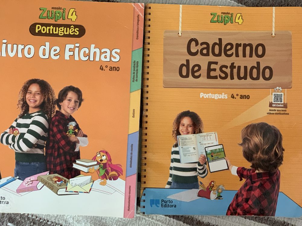 Livro de fichas e caderno de atividades Português Zupi 4° ano