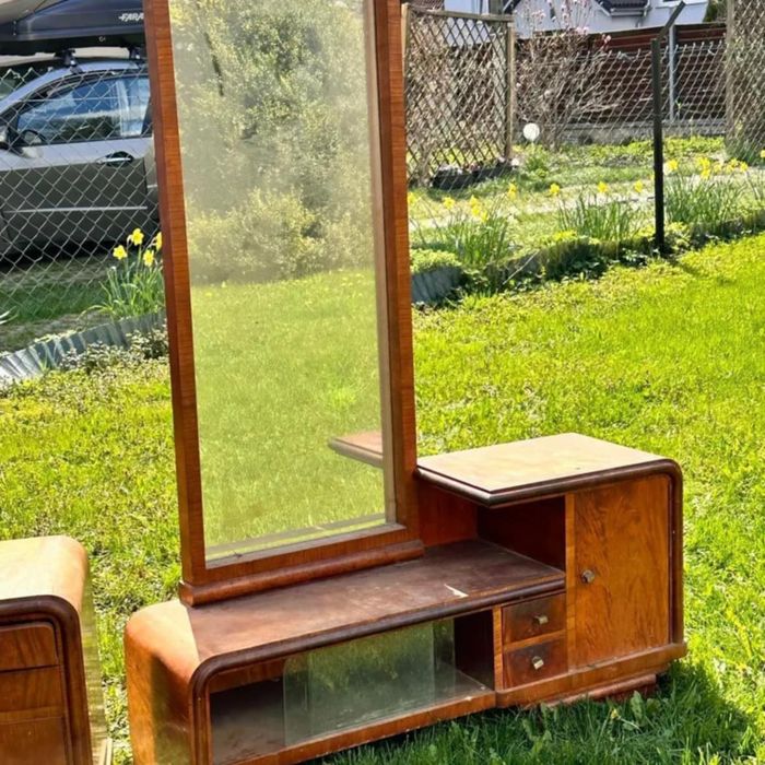 Stara krakowska sypialnia Art Dèco lata lata 20/30 XXw.