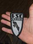 Emblemat Zuk wykonany w technologii druku 3D ,dwa warianty