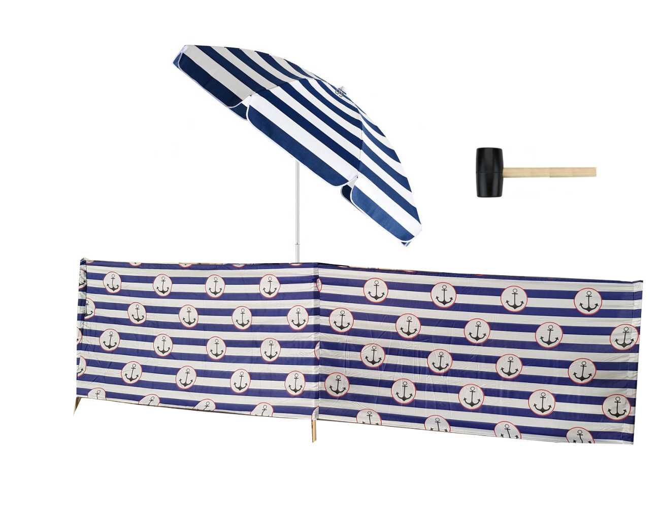 parasol 160 parawan 12m, młotek kotwice, odbierz po drodze na półwysep
