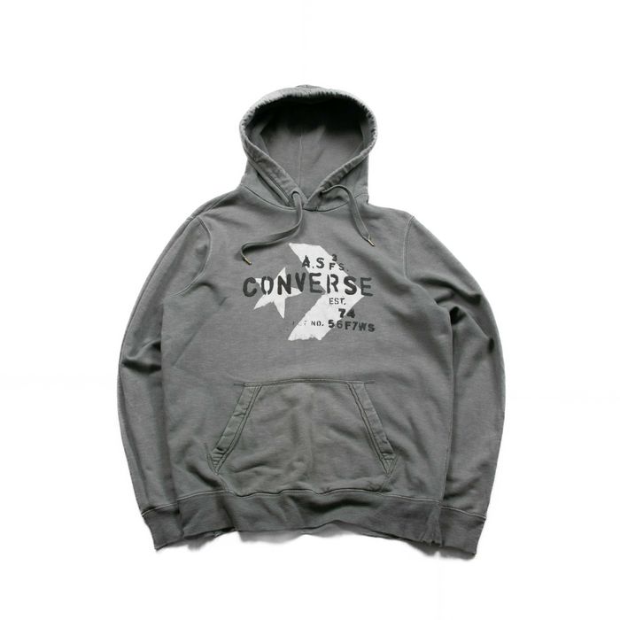 Converse Made in italy distressed style bluza z kapturem L