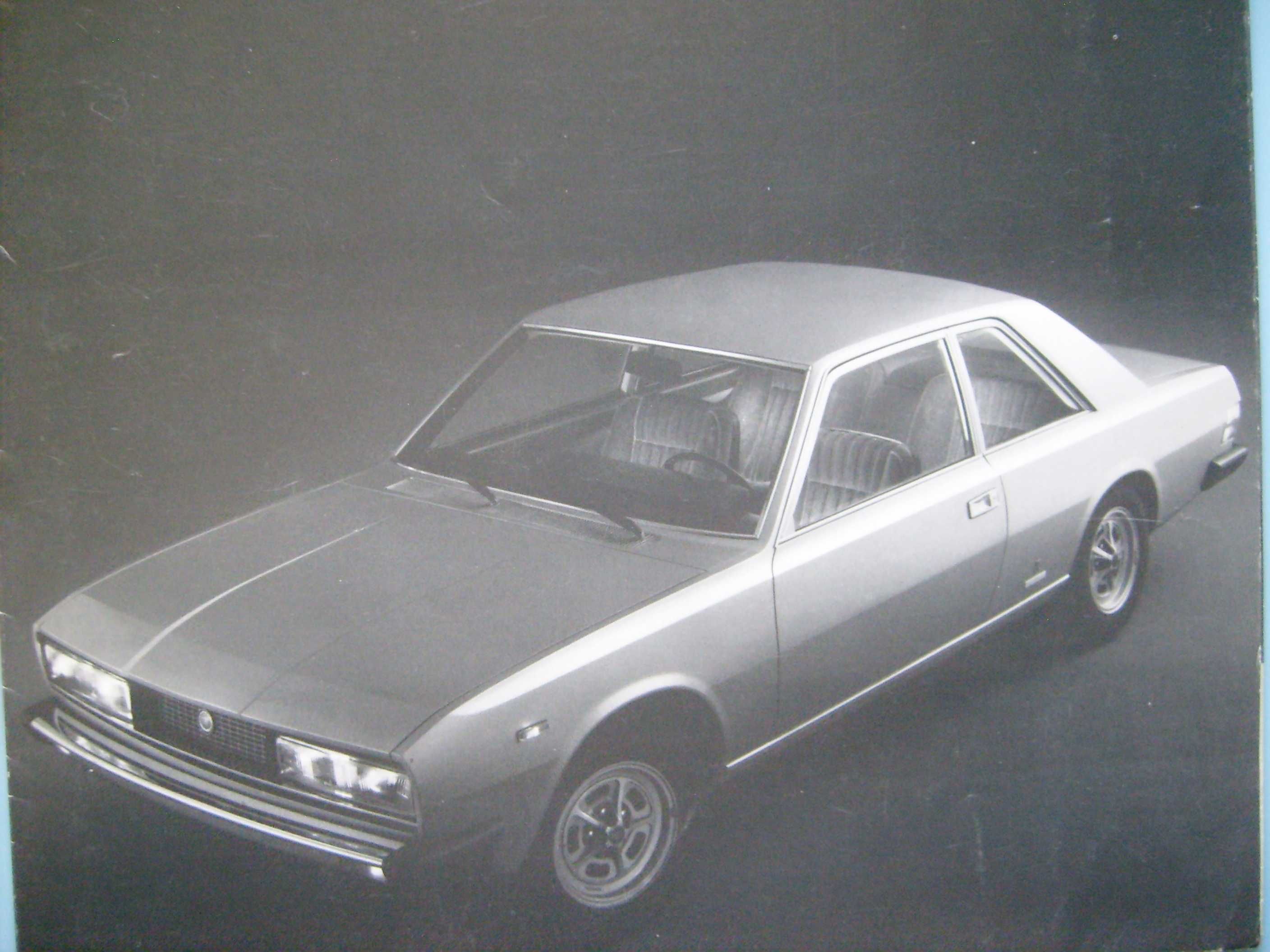 FIAT 130 COUPE 3200 - prospekt 1972 - duży format * RABATY 10% !