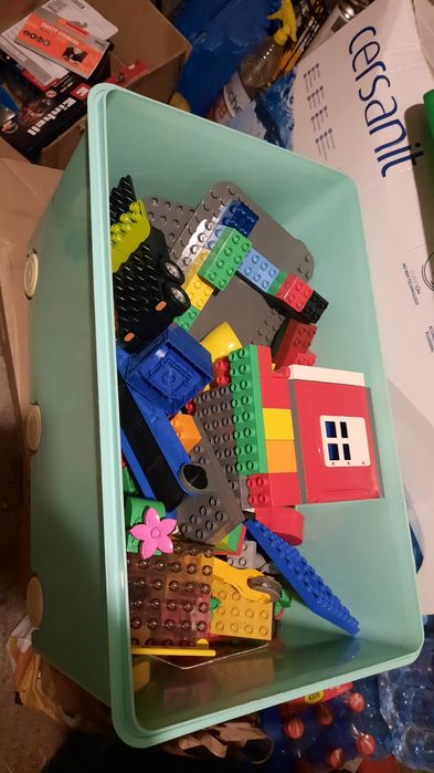 Lego Duplo cała duża skrzynia