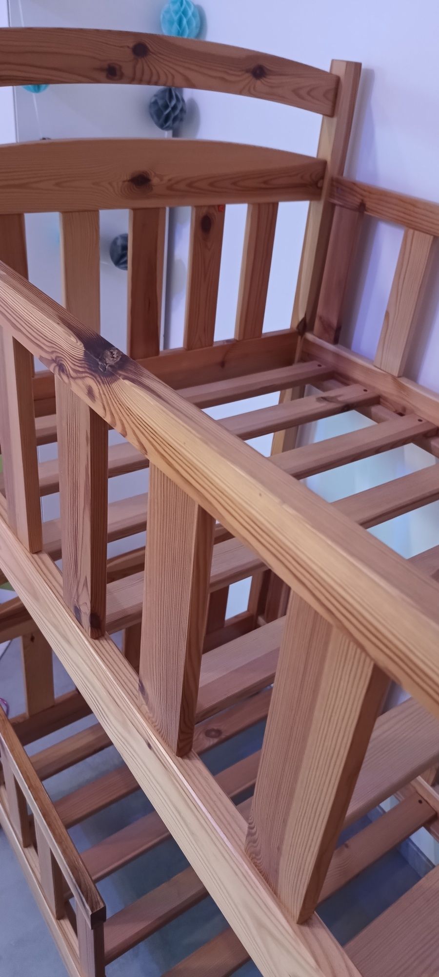 Łóżko piętrowe 160x80 z materacami