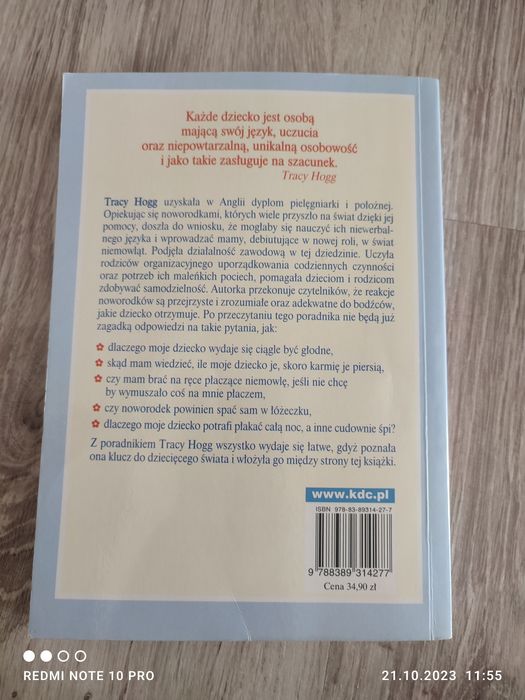 Język niemowląt. Moja mama mnie rozumie. Tracy Hogg, Melinda Blau