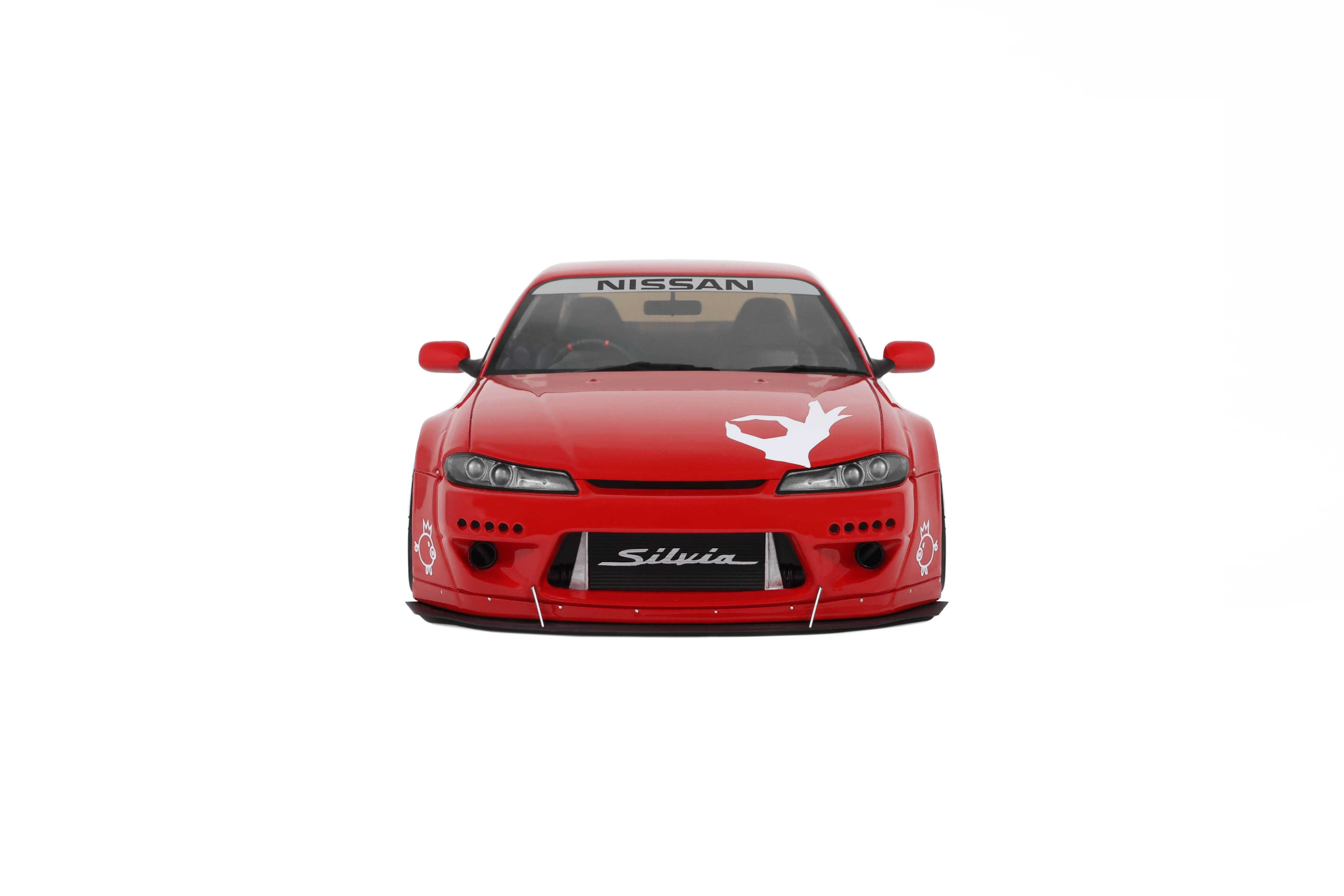 Nissan Silvia S15 Rocket Bunny Burning Red Otto 1:18