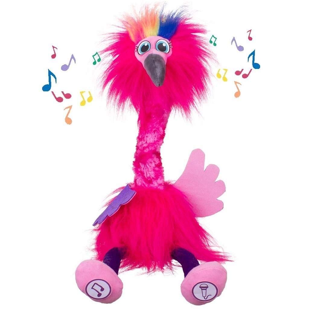 Інтерактивна іграшка повторюшка Flamingo sassimals