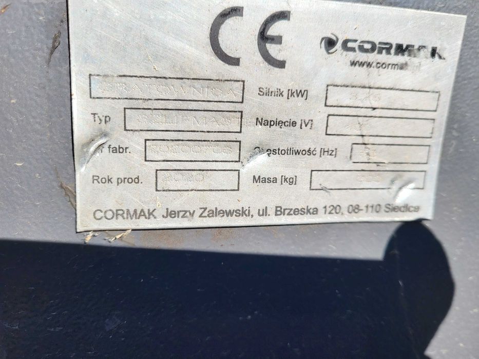Gratownica, gratowarka, polerka, szlifierka do blachy CORMAK