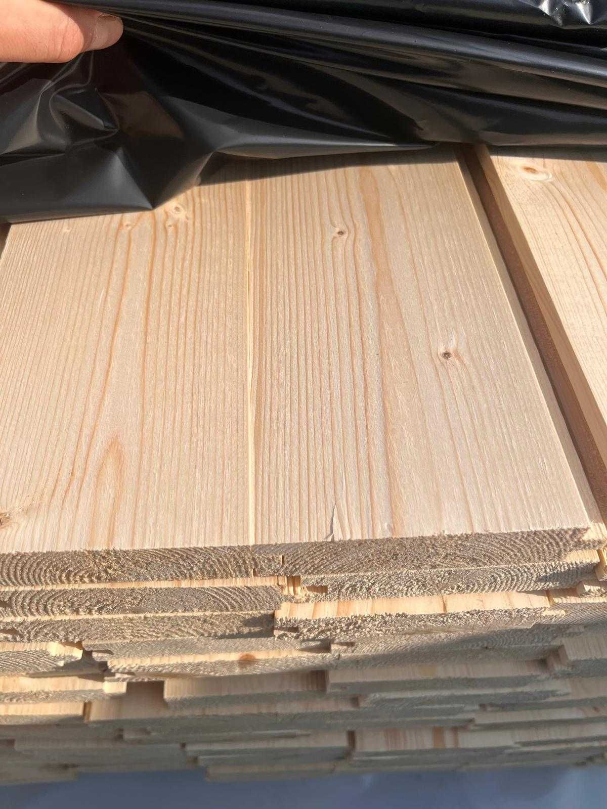 Deska podłogowa 28x121 Świerk skandynawski stropopodłoga pióro wpust