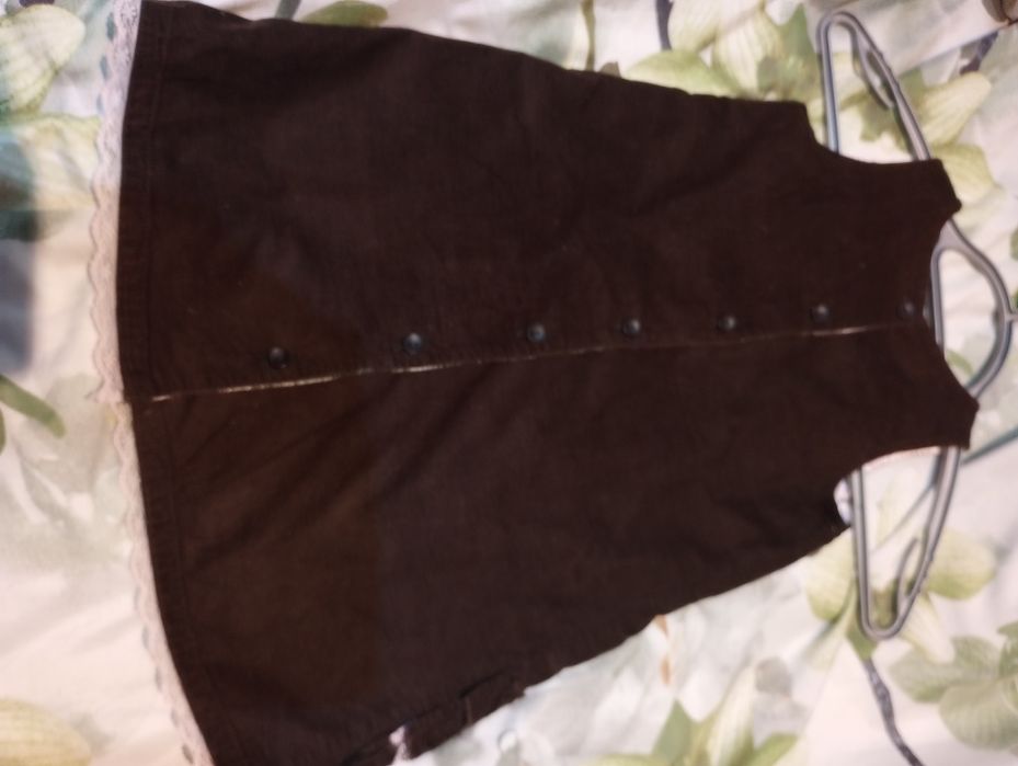 Sukienka swiateczna sesja zdjęciowa sztruks ciepła  2-3 l