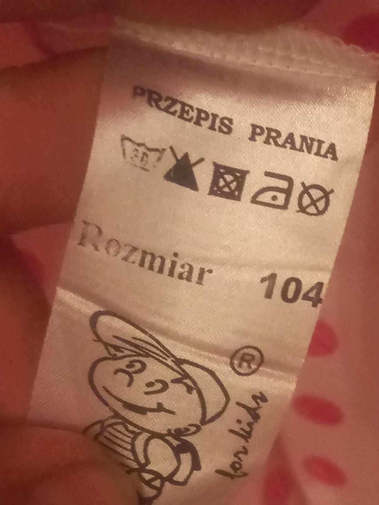 Sukienka na lato rozmiar 104