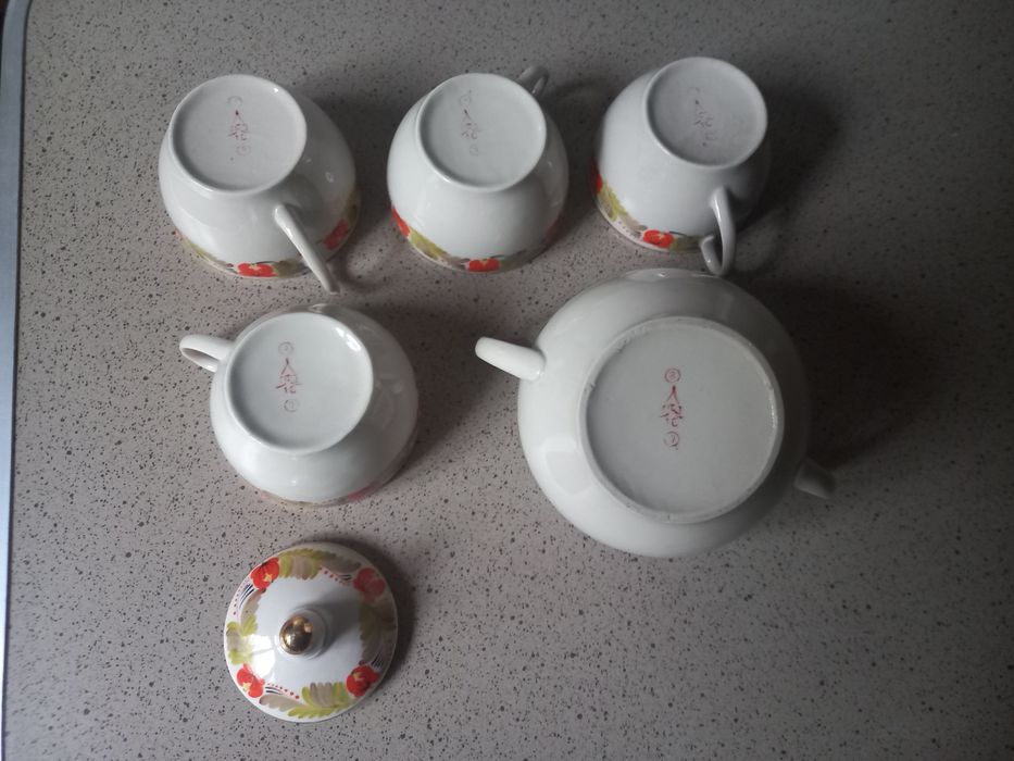 Сервиз чайный СССР 1960 г Городница.