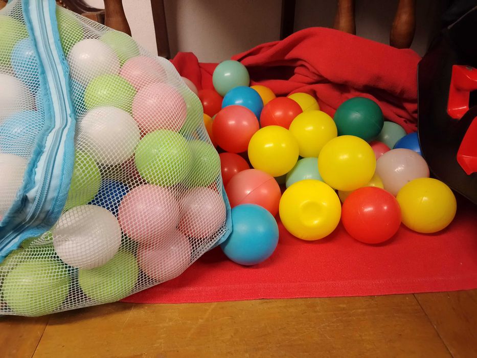 Bolas plásticas criança piscina
