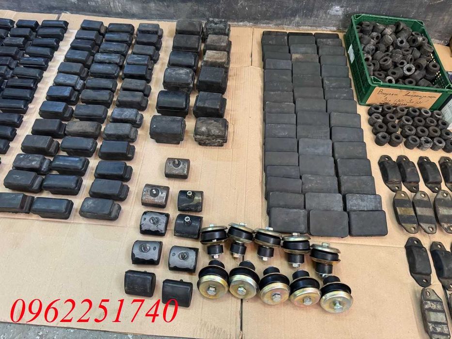 Подушки, втулки, відбійники Газ 52, Газ 53, Газ 66, Газ 3307, Газ 3309