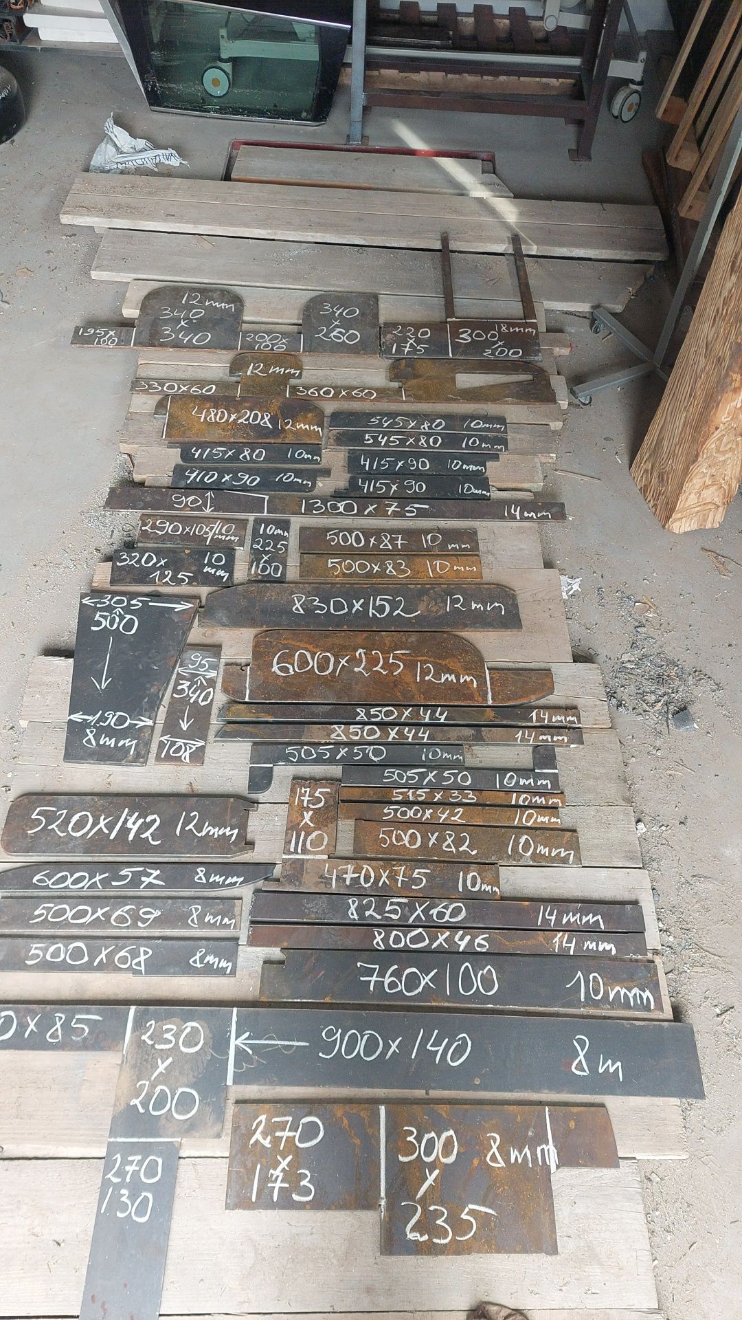 Formatka metalowa blacha 5mm 7mm 20mm 25mm 30mm 35mm 40mm 45mm