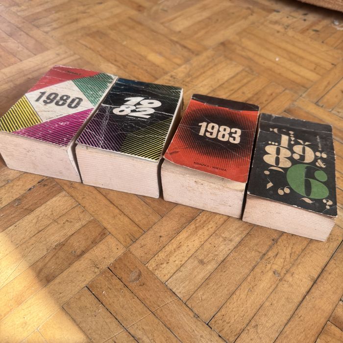 Kalendarz zdzierak 1980 i 1982 i 1983 i 1986 stary prl rodzinny