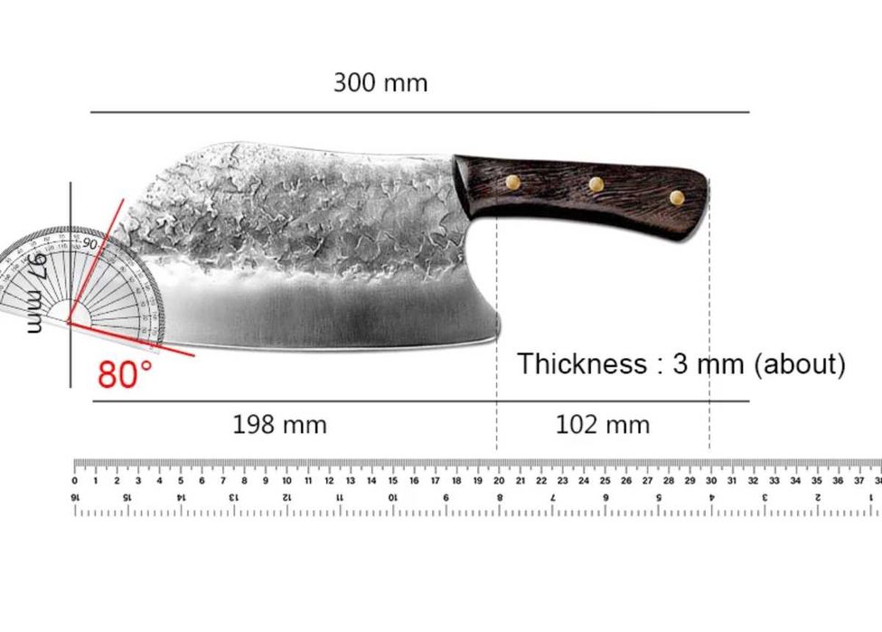 Сербский Шеф Нож Спешите АКЦИЯ!(Шеф-нож для рыбы в подарок)