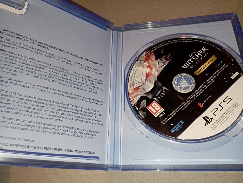 Wiedźmin III - Complete Edition. PS5 PL/ANG 6/6 bez rys płyta!