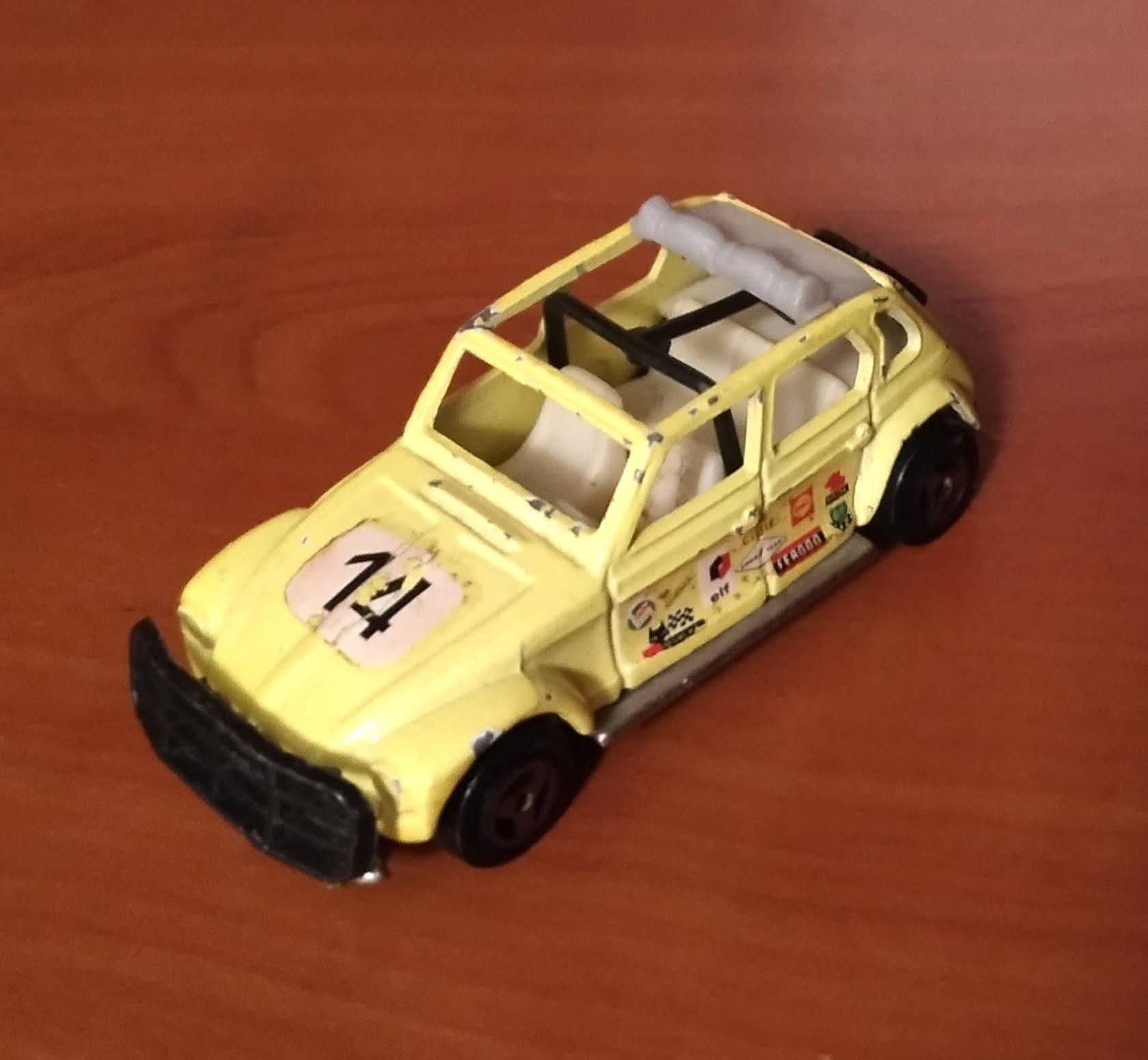 Miniatura vintage - Citroen Dyane Rally - Majorette