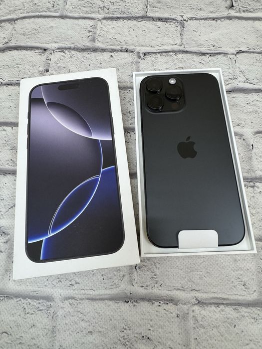 New Iphone 16 Pro Max 256gb neverlock Black Titanium Global 1340$