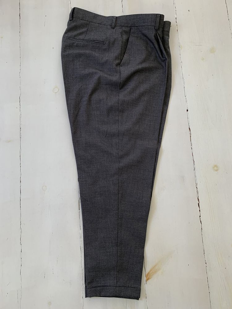 Zara брюки мужские широкие укороченные EUR 40/ USA 32