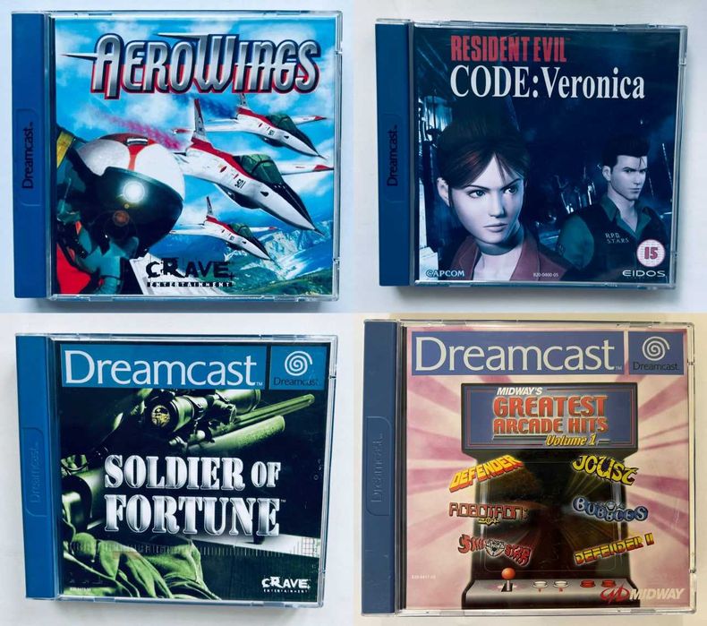 Ігри Dreamcast, Saturn, Game Gear, Genesis, Mega Drive, Master System