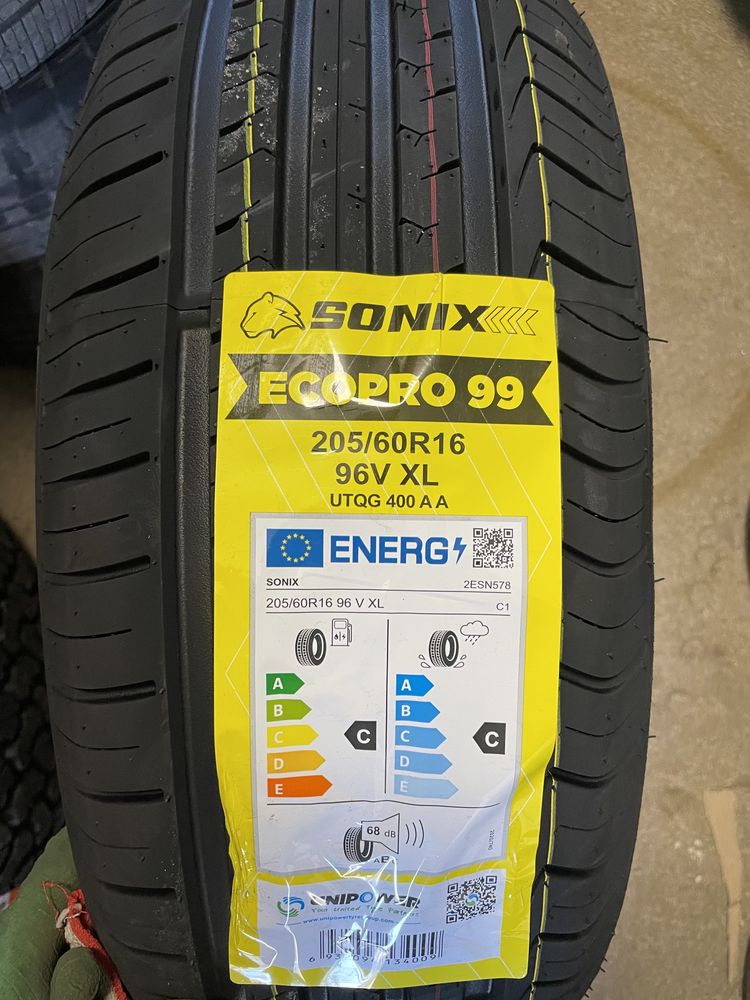 гума резина шини 205/60 R16 Sonix passat golf oktavia kia renault