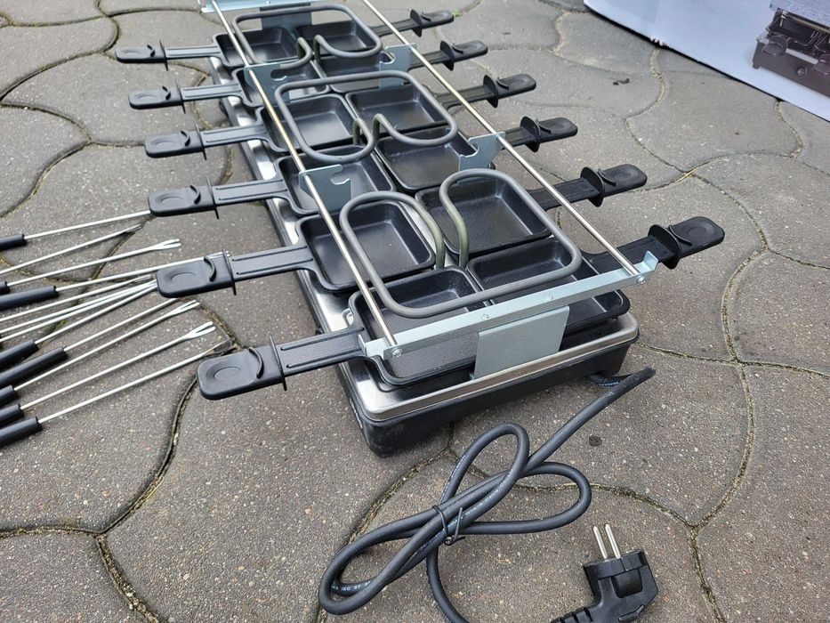 Livoo Maszyna do raclette grill / fondue, na 12 osób, 5w1, 1650W,