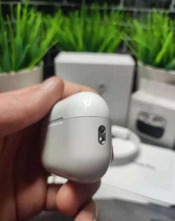 Топовые Наушники Airpods pro 2 с шумоподавлением 1в1 +чехол