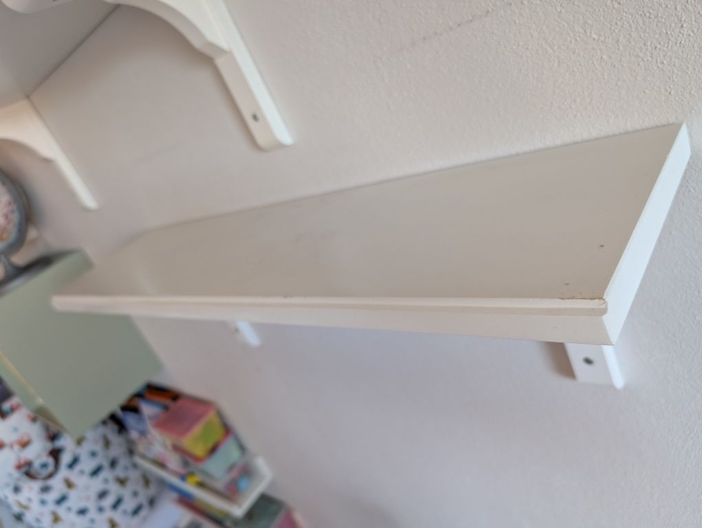 Półka ścienna biała Ikea używana