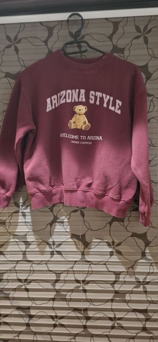 Bluza Zara dla dziewczynki bordowa