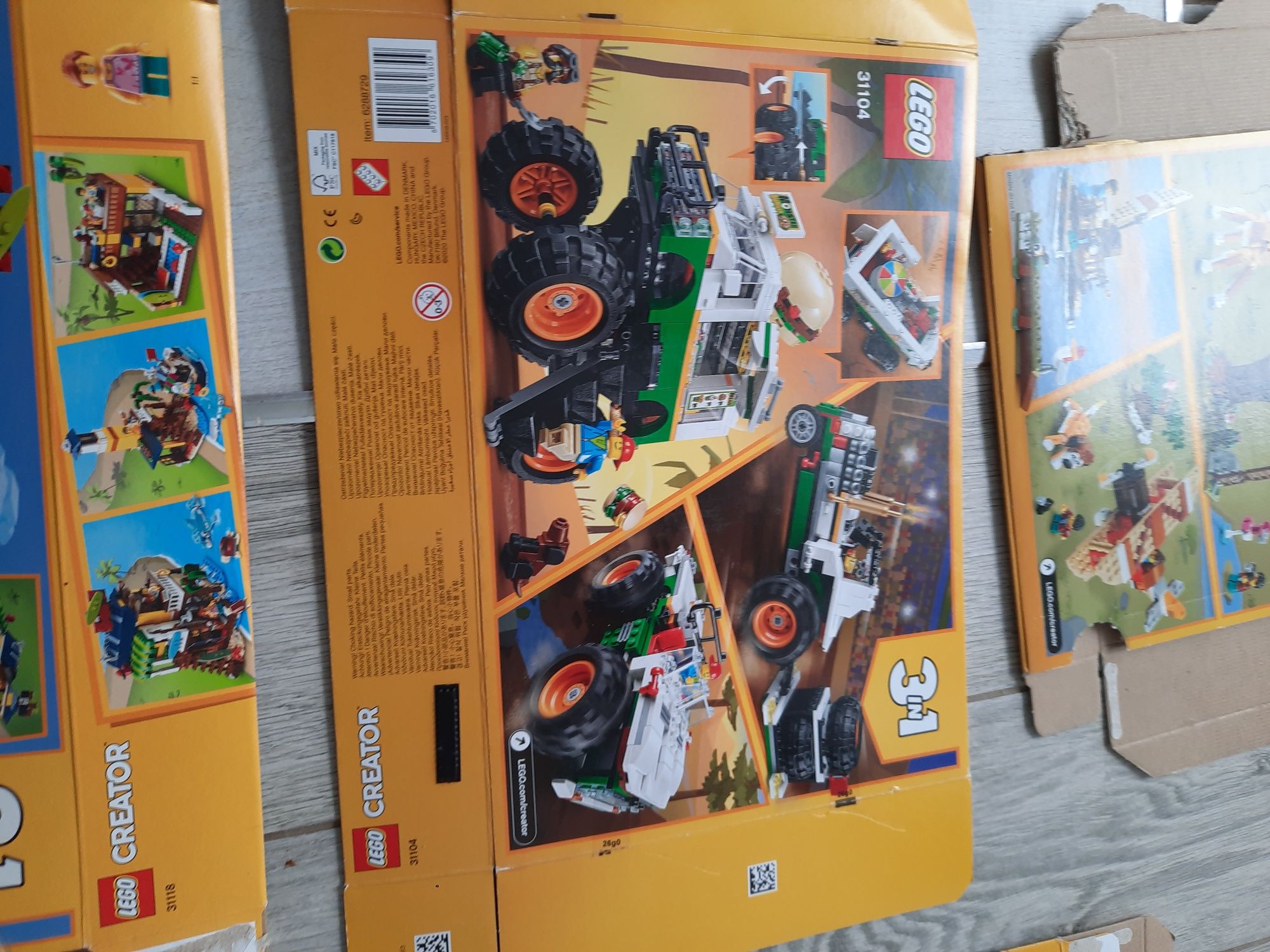 4 x karton Lego creator