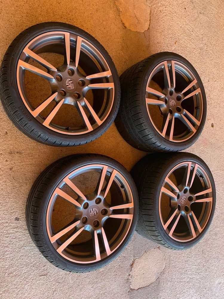 4 jantes porsche com pneus