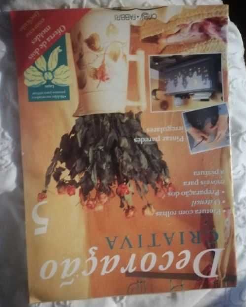 3 Revistas Antigas de "Decoração Criativa" 1995
