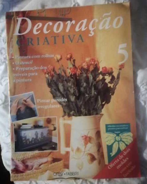 3 Revistas Antigas de "Decoração Criativa" 1995