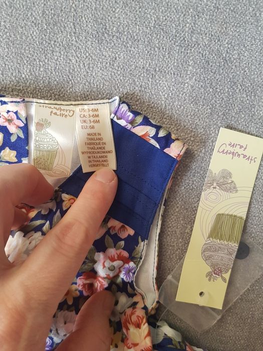 Sukienka wizytowa letnia 3-6msc