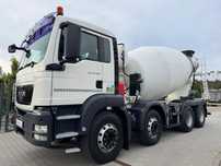 MAN MAN TGS Gruszka do Betonu Betonomieszarka  9m3 I wł SALONOWY Opony 80% Super Stan 185 netto