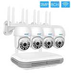 Sistema Vídeo Vigilância Wi-Fi • 3MP • 5MP