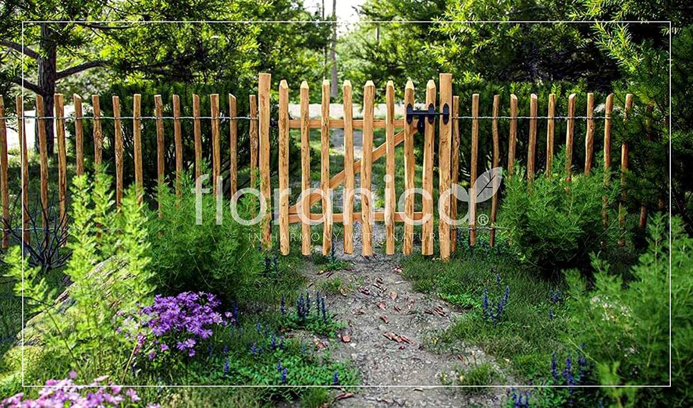 Furtka leszczynowa. Drewniana brama ogrodowa. Furtka od producenta