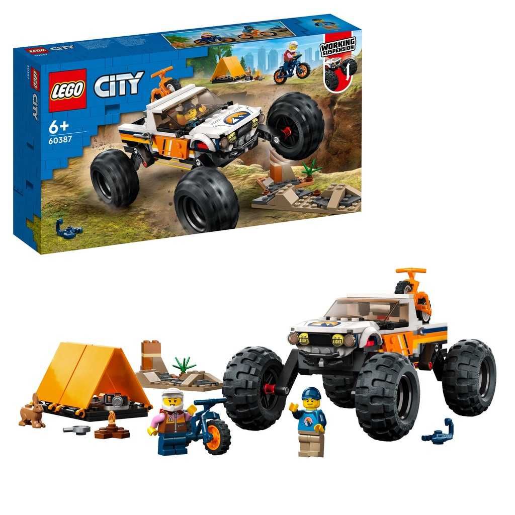 LEGO City 60387 Przygody samochód terenowy 4x4 - NOWY zestaw Warszawa